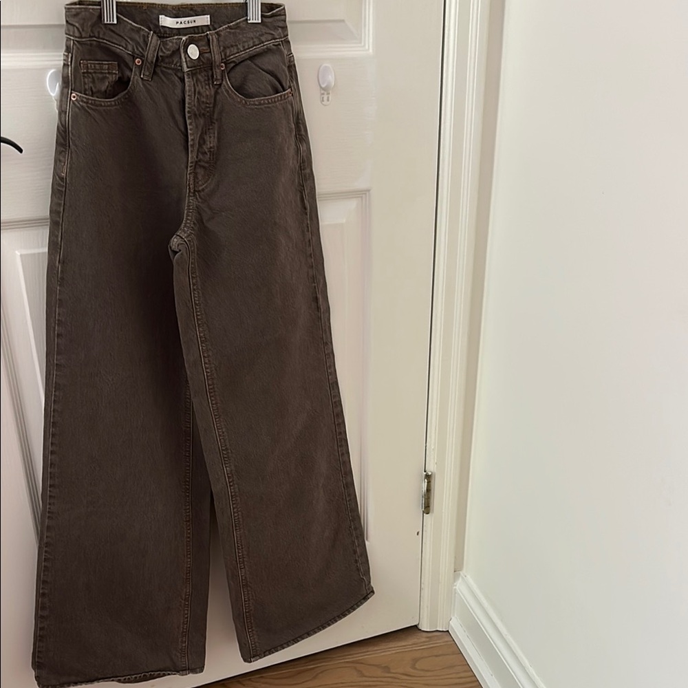PacSun Flare & Wide Leg Jeans in Brown